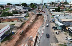 Pelo grande volume de chuvas, trecho da Miguel Sutil segue interditado at� ter�a-feira (31)