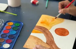 Oficinas de aquarela usam a arte para promover inclus�o e autonomia no tratamento