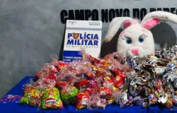 Pol�cia Militar frustra evento e apreende ovos de P�scoa que seriam distribu�dos por fac��o
