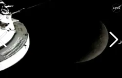 Imagens revelam momento em que astronautas batem recorde hist�rico