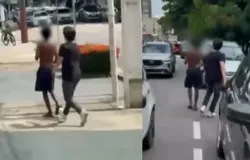 Estudantes de direito atacam homem em situa��o de rua com arma de choque