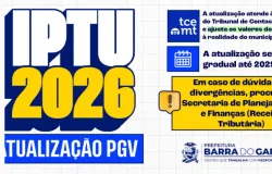 Por exig�ncia do TCE, Planta Gen�rica de Valores � atualizada em Barra do Gar�as