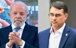 Levantamento aponta empate t�cnico entre Lula e Fl�vio Bolsonaro em 2026
