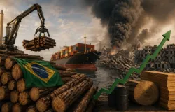 Guerra no Oriente M�dio derruba exporta��es de madeira do Brasil e eleva custos no setor florestal