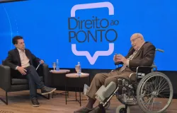 Professor e jurista Ives Gandra Martins foi homenageado na estreia do talk show jur�dico "Direito ao Ponto" da EPD