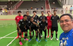 Goleiro da Escola Dep. Emanuel Pinheiro Marca Dois e Garante Vit�ria nos Jogos Estudantis VG rumo � SemiFinal