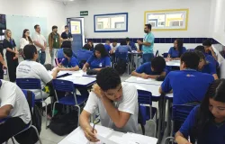 T�cnicos acompanham recomposi��o das aprendizagens com apoio do Banco Mundial