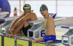 Atleta do Time S�o Paulo, Miguel Santos bate recorde das Am�ricas nos 200m livre do Circuito Paral�mpico Loterias Caixa de nata��o