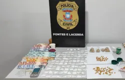 Pol�cia Civil prende 5 pessoas por tr�fico de drogas em Pontes e Lacerda