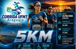 UFMT promove Corrida 5KM Araguaia 2026 com premia��o em dinheiro e vagas limitadas para 700 atletas