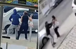 Mulher reage a assalto, grita e faz ladr�o fugir correndo