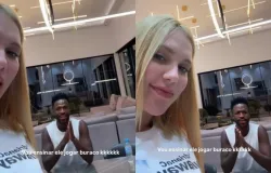 Virginia ensina Vini Jr. a jogar buraco e se diverte