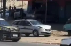 V�deo mostra fuga de motorista sem habilita��o em Belo Horizonte