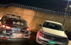 Bandido da fac��o � baleado e morre; PM recupera mulher sequestrada e Amarok roubada
