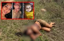 Homem mata esposa com 40 facadas e tamb�m abate beb� de 4 meses em MT
