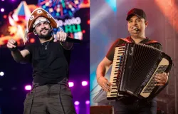 Henry Freitas e Tarc�sio do Acordeon se encontram para show de forr� em S�o Paulo