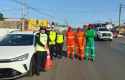 Fiscaliza��o do tr�nsito � intensificada em V�rzea Grande para garantir seguran�a