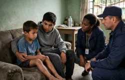 M�e abandona filho de 8 anos e adolescente de 16 para usar drogas em Sinop