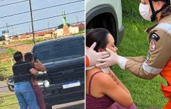 Marido atropela mulher ap�s ser flagrado saindo de motel com outra