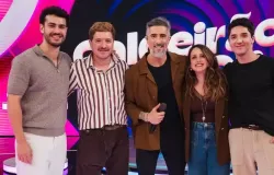 Elenco de 'Quem Ama Cuida' e influenciadores disputam jogo no 'Caldeir�o com Mion'