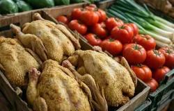 Pre�os dos alimentos caem e frango fica mais barato no Brasil