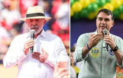Pesquisa mostra empate t�cnico entre Lula e Fl�vio Bolsonaro antes das elei��es