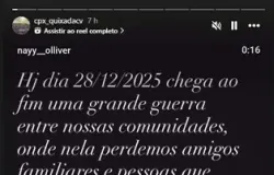 Jovem de 18 anos presa por postar conte�do sobre fac��o criminosa nas redes sociais