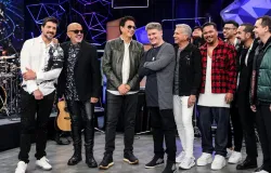 Rouba Nova e Sorriso Maroto se encontram no Altas Horas em festa musical