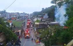 Ex-namorado incendeia casa de novo parceiro ap�s briga por t�rmino de namoro em Cambori�