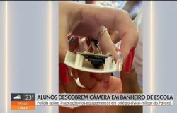 Alunas encontram c�mera escondida em banheiro de escola militar no Paran�