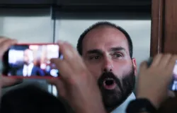Eduardo Bolsonaro tem pris�o determinada ap�s perder direito de recorrer