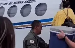 Avi�o da PM que matou 3 militares em Minas tamb�m levava �rg�os para transplantes
