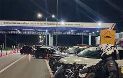 Operao termina com dois motoristas presos por embriaguez e outros 33 condutores multados na MT-251