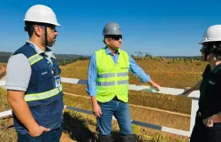 Wilson Santos visita Terminal de Dom Aquino e destaca a import�ncia da expans�o ferrovi�ria em MT