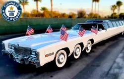 Americano reconstr�i o maior carro do mundo