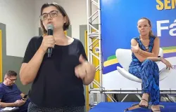 Pr�-candidata do PCdoB reivindica vaga para concorrer ao Senado ap�s PT rifar Edna Sampaio