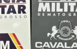 Cavalaria da PM prende cinco pessoas e apreende revlver e munies em Nova Mutum