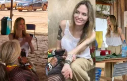Governador convida Angelina Jolie a explorar belezas de MT e brinca com primeira-dama