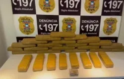 Polcia Civil prende mulheres com quase 30 quilos de maconha