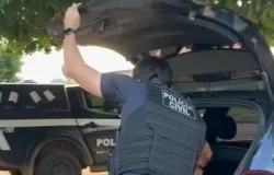 Foragido por morte de policial civil aposentado  preso pela Polcia Civil em balsa no Rio Teles Pires