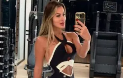 Mariana Polastreli treina a pedido de Eduardo Costa: >Muito magrinha>