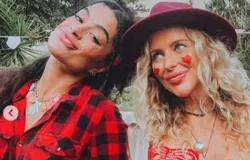 Aline Campos se declara para amiga em despedida: >Muito grata pela nossa amizade>