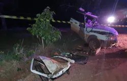 Produtor rural morre depois de bater em caminhonete de prefeito de Pontal do Araguaia