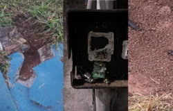 Raios caem, causam buracos no ch�o e destroem equipamentos no Parque Estadual Serra Azul;