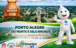 Porto Alegre do Norte se destaca e � premiada no Pr�mio Imuniza Mais.