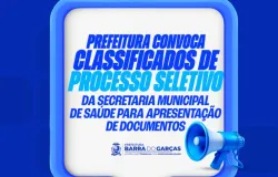 Prefeitura de Barra do Gar�as convoca aprovados no seletivo da Sa�de para apresenta��o de documentos