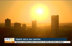 Chuva deve chegar a Cuiab� depois de umidade do ar atingir n�vel mais baixo do ano