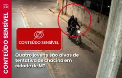 Jovens atirados por moto passam por tentativa de chacina em cidade de Mato Grosso