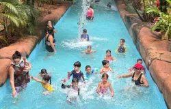 Crian�as de Barra do Gar�as t�m semana de divers�o no Parque das �guas Quentes
