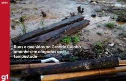 Chuva de uma noite em Cuiab� equivale a 85% do esperado para todo o m�s de outubro